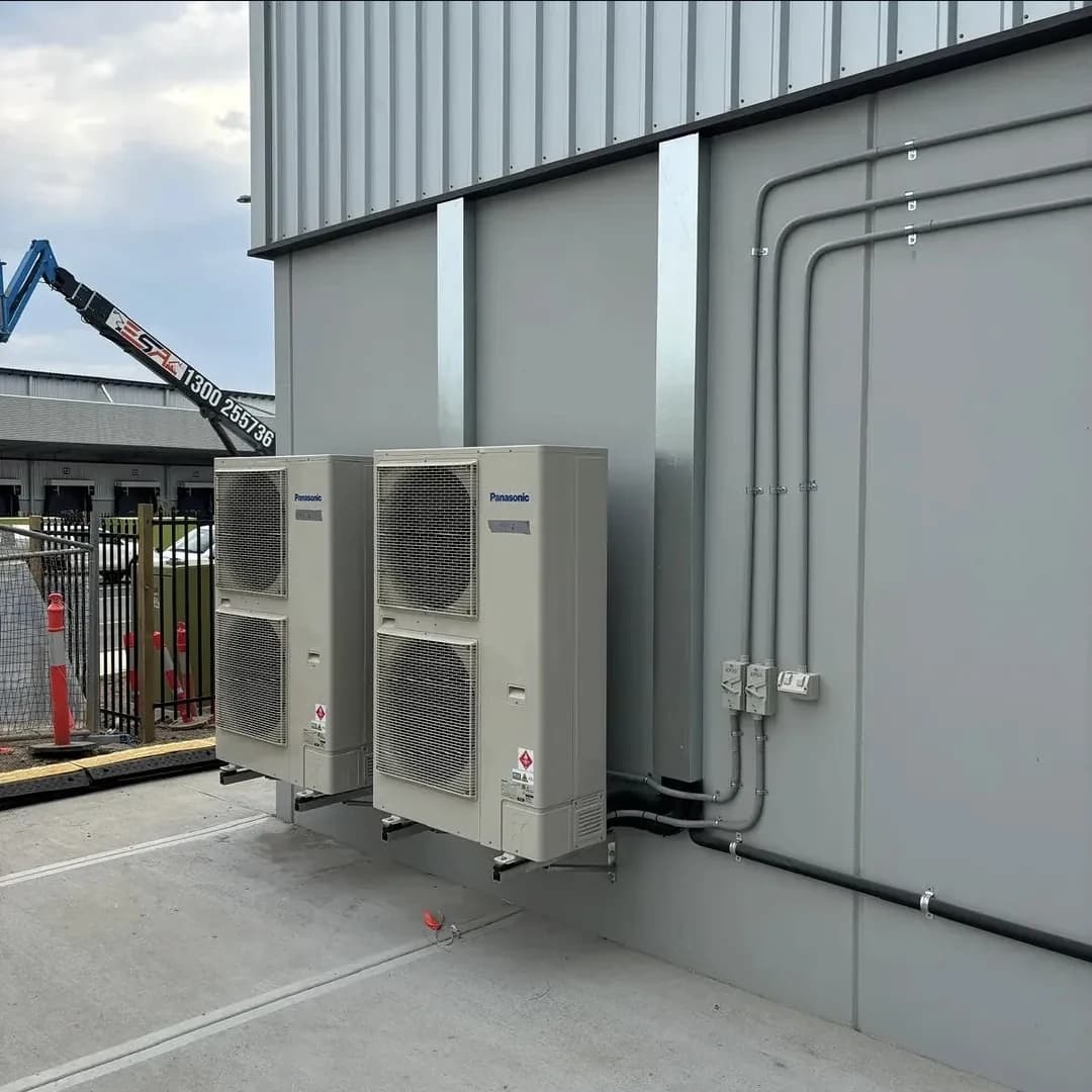 Commercial Panasonic air conditioning units installed by Standby Services