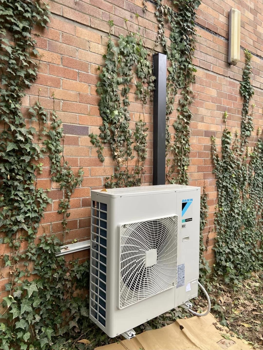 Residential Daikin air conditioning outdoor unit installed by Standby Services