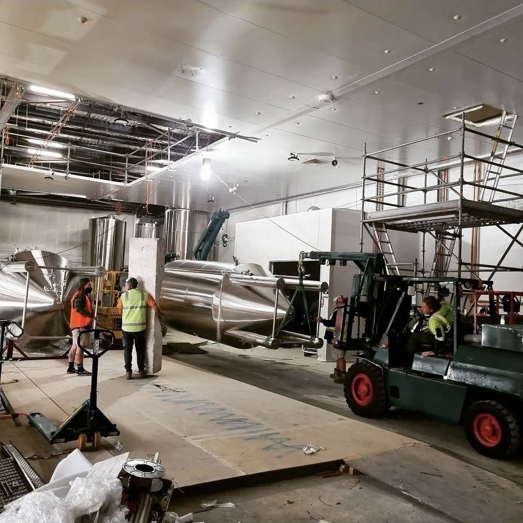 Standby Services team working on a large commercial installation